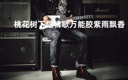 桃花树下唱情歌 - 万能胶&紫雨飘香