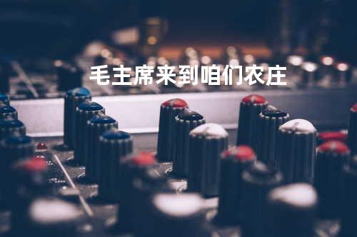 毛主席来到咱们农庄