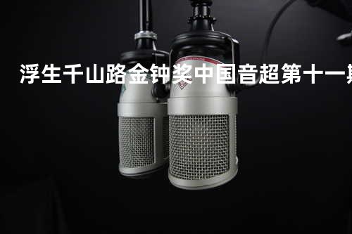 浮生千山路 金钟奖中国音超第十一期