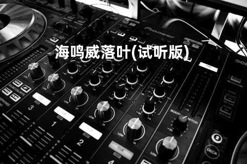 海鸣威 - 落叶(试听版)