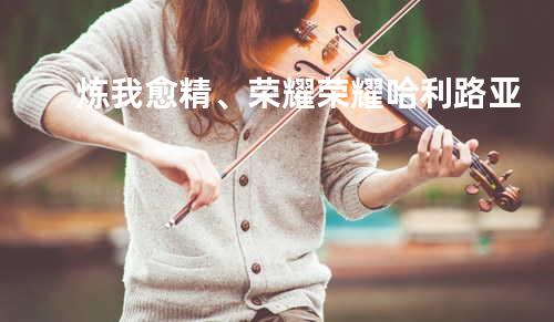 炼我愈精、荣耀荣耀哈利路亚