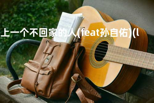 爱上一个不回家的人 (feat. 孙自佑)(live版)