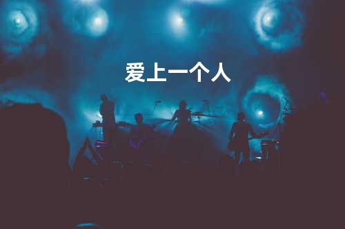 爱上一个人