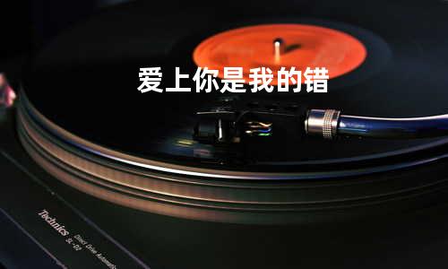 爱上你是我的错