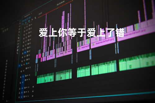 爱上你等于爱上了错