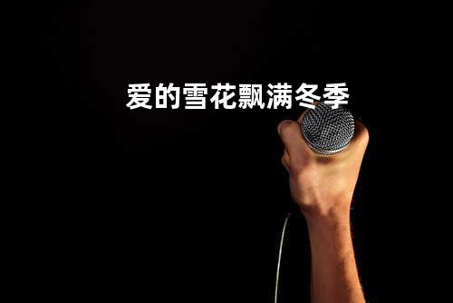 爱的雪花飘满冬季