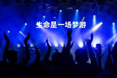 生命是一场梦游
