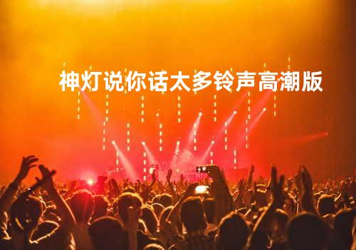 神灯说你话太多 铃声高潮版