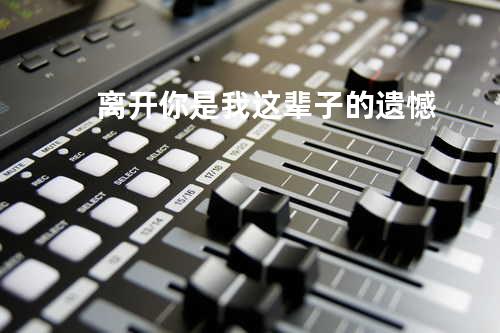 离开你是我这辈子的遗憾