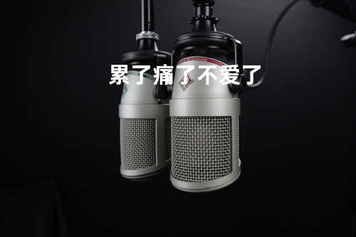 累了痛了不爱了