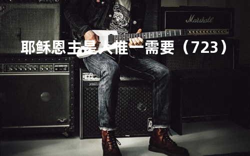 耶稣恩主是人惟一需要(723)