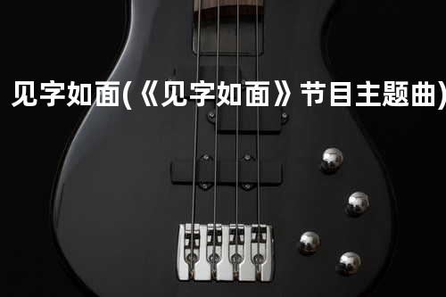 见字如面 (《见字如面》节目主题曲)