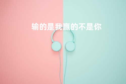 输的是我赢的不是你