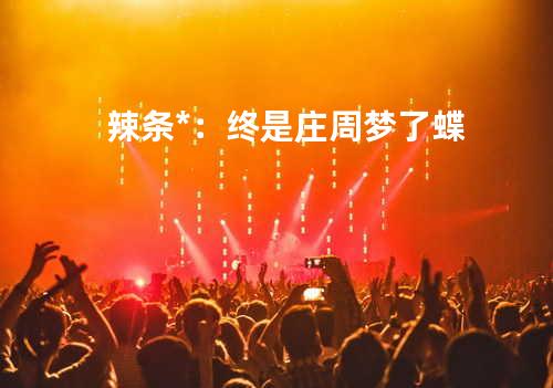 辣条*:终是庄周梦了蝶