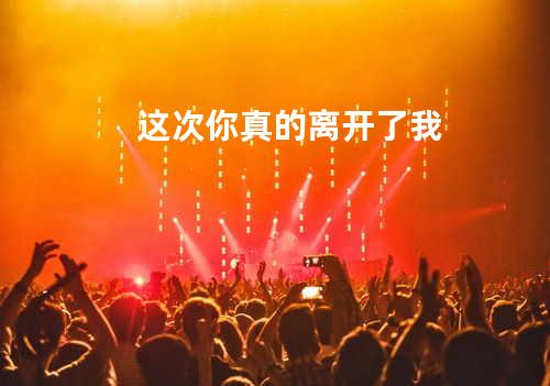 这次你真的离开了我