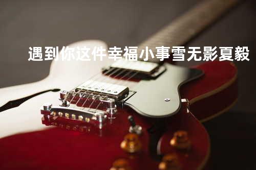 遇到你这件幸福小事 - 雪无影&夏毅