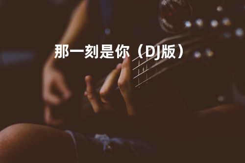 那一刻是你(DJ版)