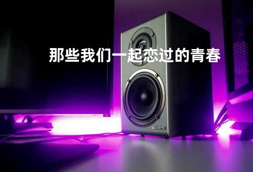 那些我们一起恋过的青春