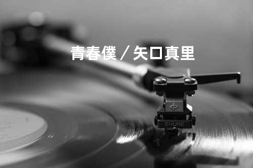 青春 僕/矢口真里