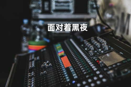 面对着黑夜