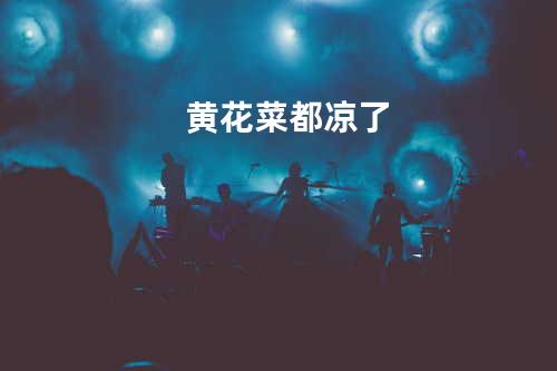 黄花菜都凉了