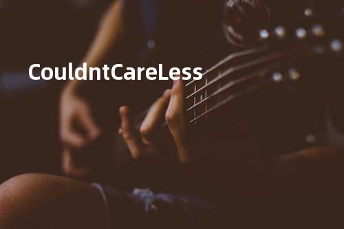 Couldn t Care Less