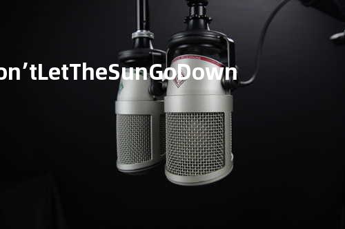 Don’t Let The Sun Go Down On Me - George Michael &