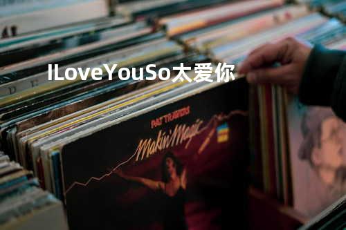 I Love You So 太爱你