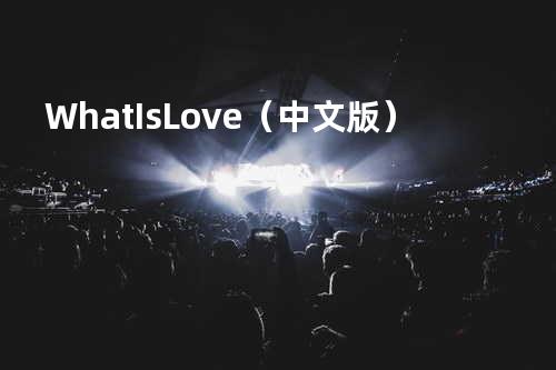 What Is Love(中文版)
