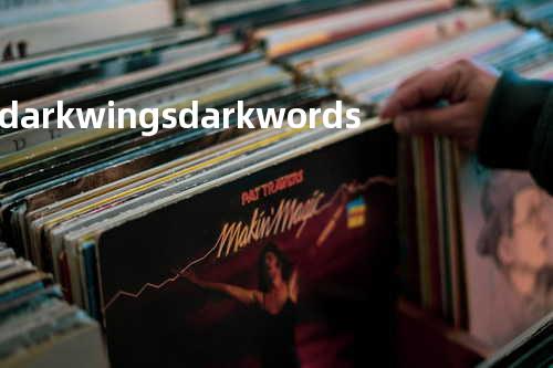 dark wings dark words