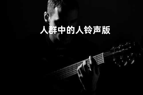 人群中的人 铃声版