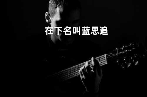 在下名叫蓝思追