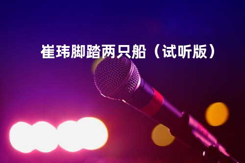 崔玮-脚踏两只船(试听版)