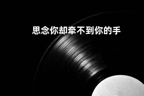 思念你却牵不到你的手